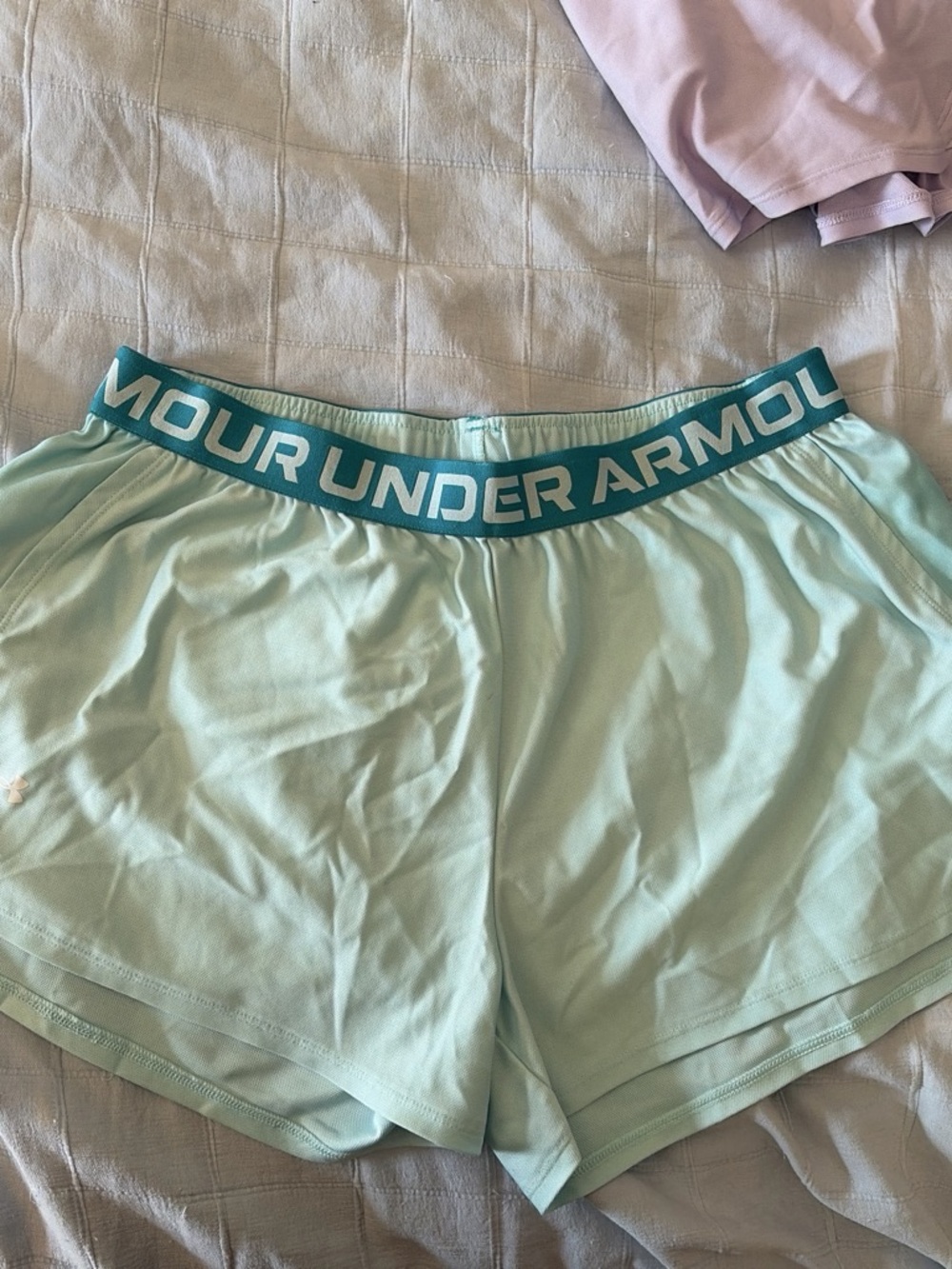 Under Armour UA Tech Play Up Shorts light blue Size XL